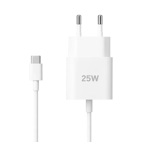 Chargeur mural rapide avec câble intégré pour smartphone, adapté aux environnements de travail professionnels