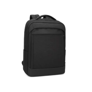 Sac à dos professionnel noir 17 pouces avec poches multiples et compartiment ordinateur